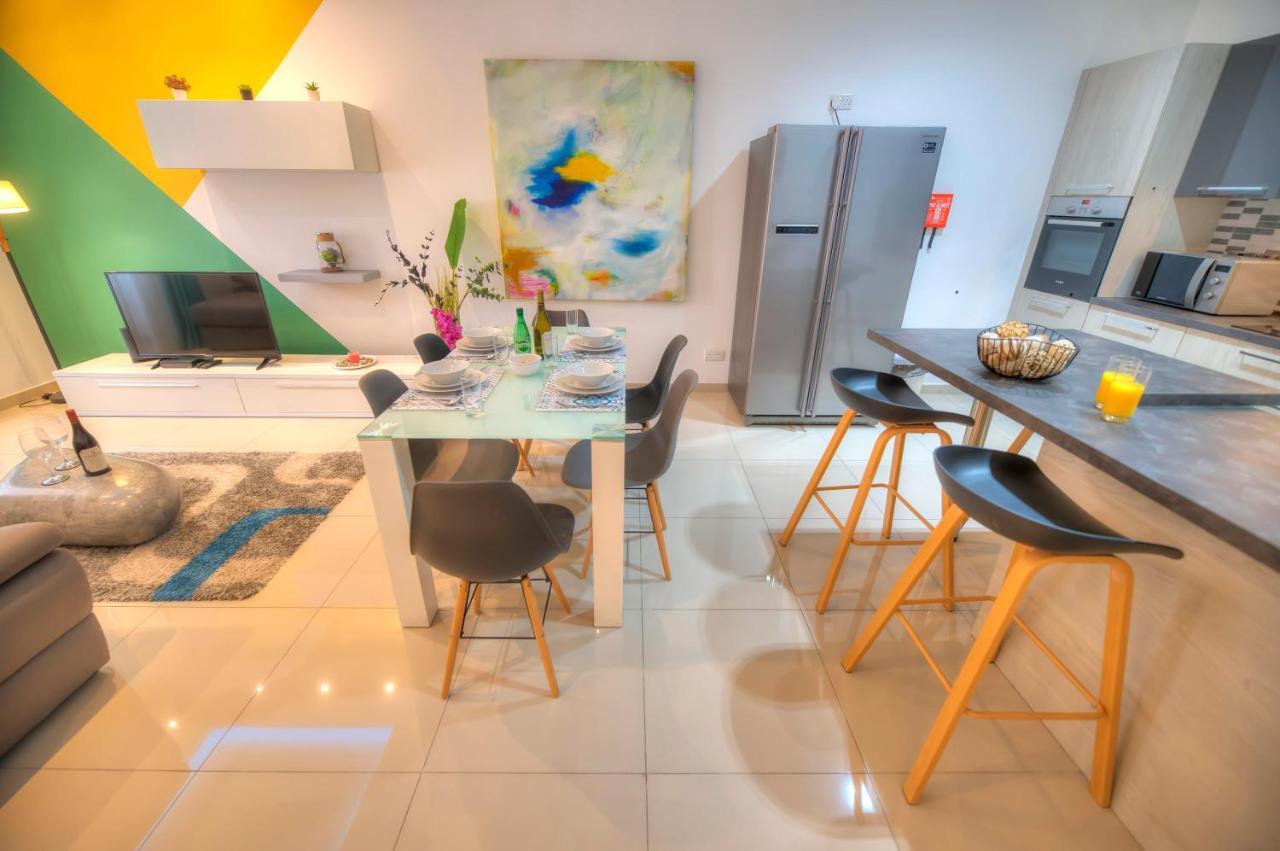 Spacious And Beautifully Furnished 3 Bedrooms/3Bathrooms Apartment With 2 Balconies Wvid1-1 Gzira Exteriör bild